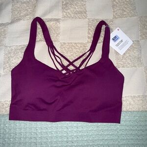 NWT Lululemon FlexyFlex Strappy Yoga Bra D-DDD S/M